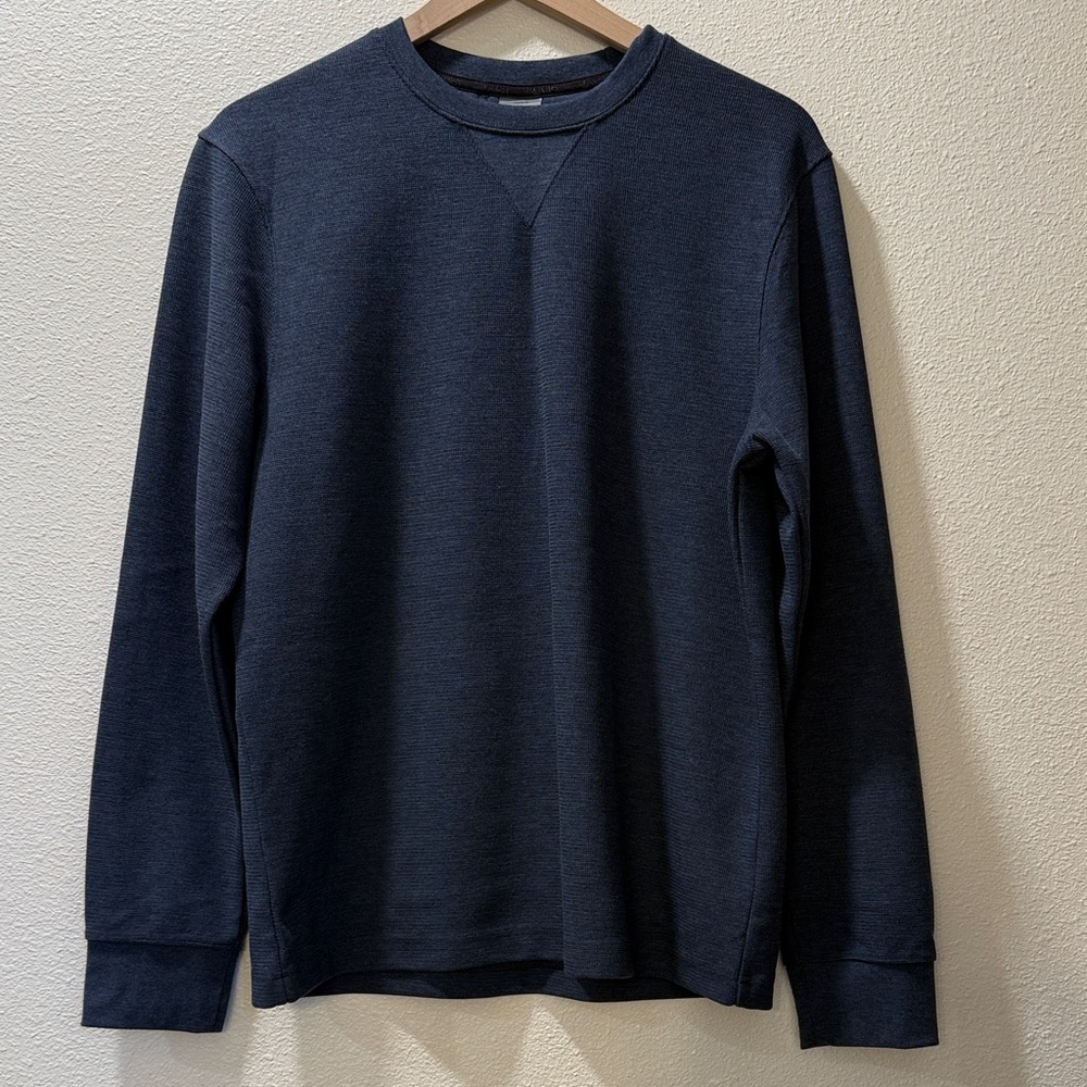 VRST Men's Navy Long Sleeve Shirt